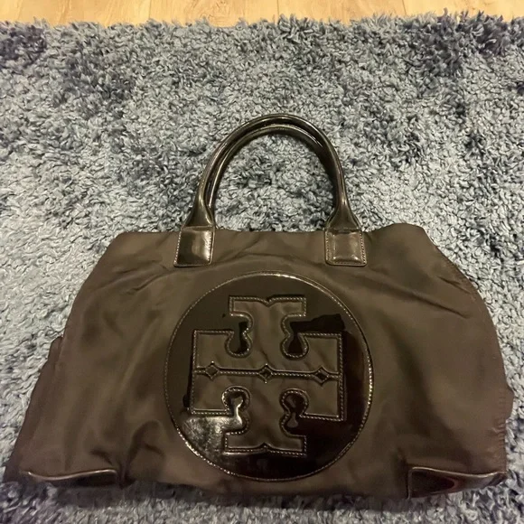 Black Tory Burch “Ella” Tote Bag - Picture 1 of 7